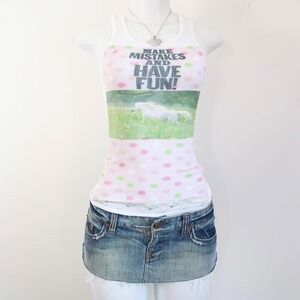 Indie sleaze y2k baby teE